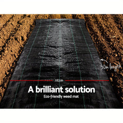 Heavy Duty Weed Barrier Landscape Fabric Roll by Snagg A Mat
