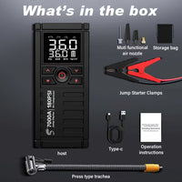 5 in 1 Car Jump Starter with Air Compressor by Snagg A Jump Starter