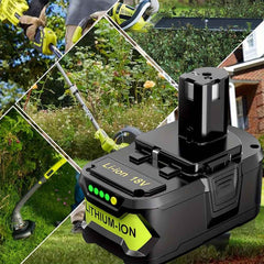 2 Pack 18V 8.0Ah Lithium-Ion Batteries – High Capacity, Rechargeable, Compatible with 18V ONE+ Tools