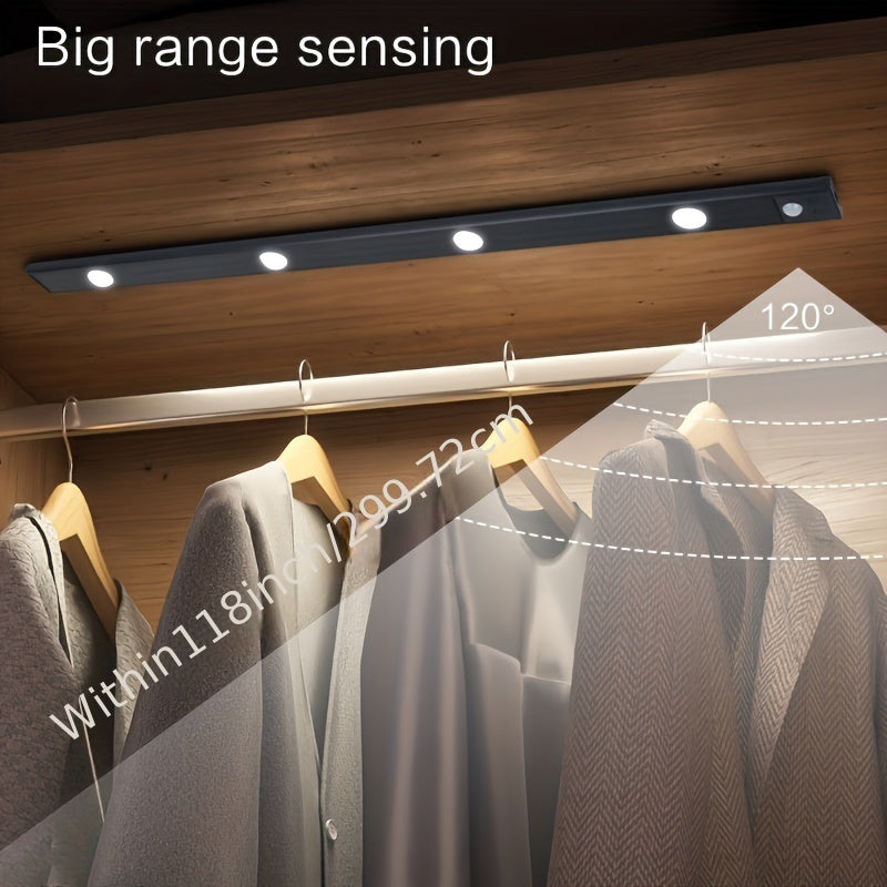 4pcs LED Motion Sensor Cabinet Lights - 50 Cm by Snagg A Wall Light