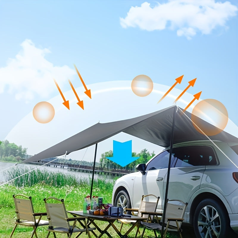 Portable SUV & Truck Roof Tent Sunshade by Snagg A Canopy Tent