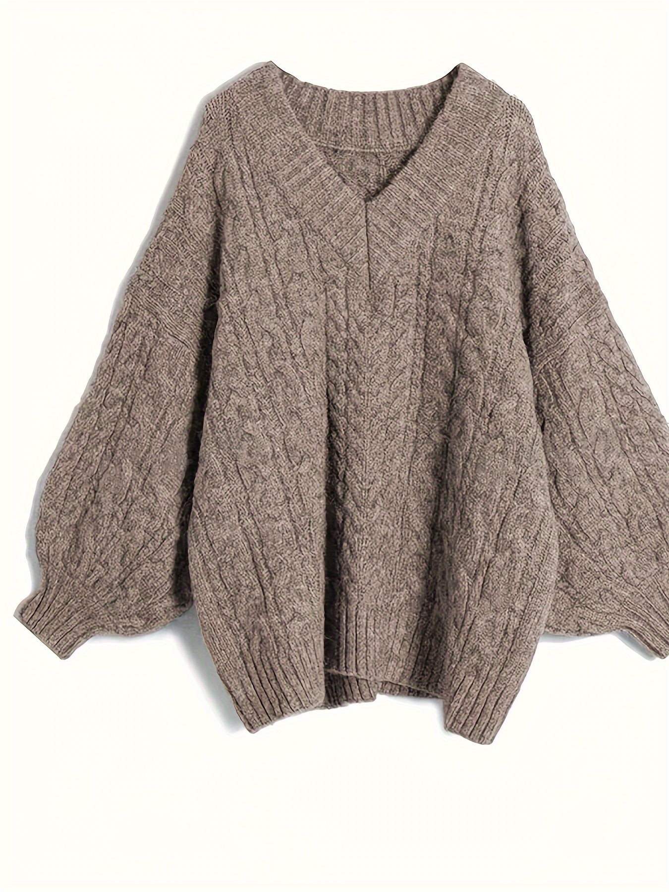 Plus Size Women’s V-Neck Sweater by Snagg A Top
