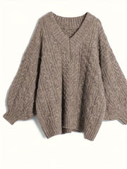 Plus Size Women’s V-Neck Sweater by Snagg A Top