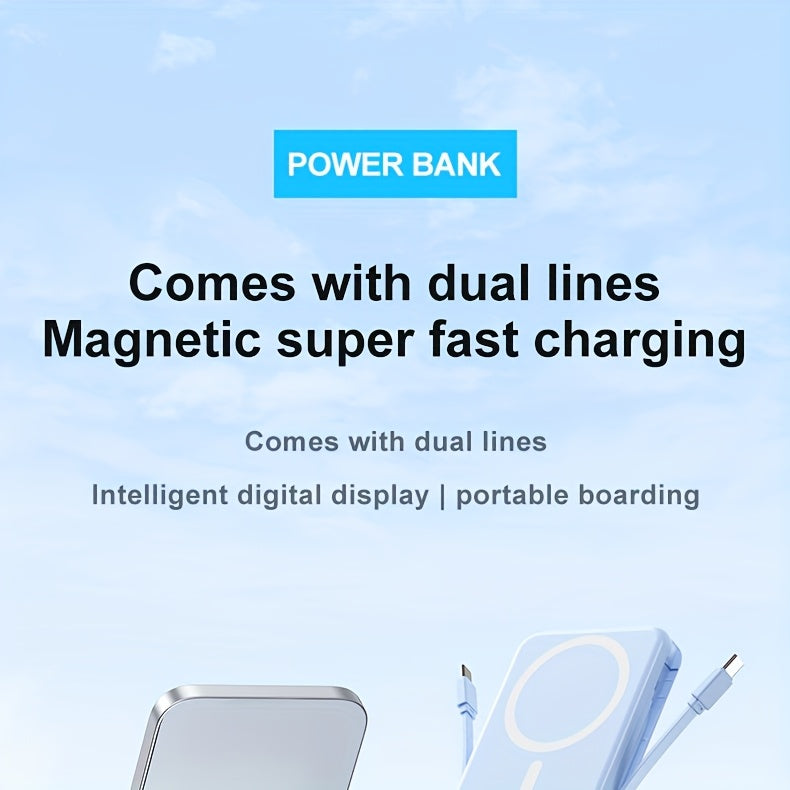 10000mAh Magnetic Fast Charging Power Bank by Snagg A Power Bank