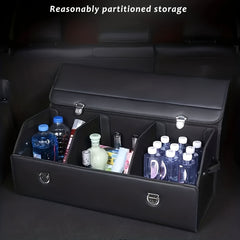 Faux Leather Car Trunk Organizer by Snagg A Storage Box