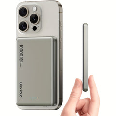 10000 MAh Slim Wireless Power Bank Compatible For IPhone Series by Snagg A Power Bank
