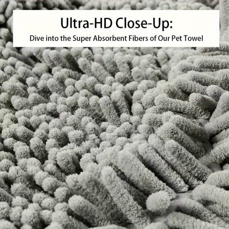 4 Pcs Absorbent Pet Bath Towel - SnaggIt