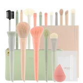 Professional 17 Piece Artist Collection – Complete Face & Eye Set with Travel Accessories