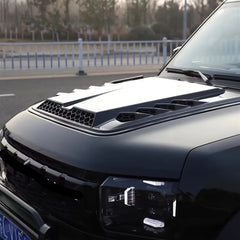 Universal ABS Polished Finish Engine Cooling Air Inlet Hood Vents by Snagg A Hood Vent