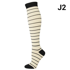Unisex Compression Socks 20–30 mmHg Graduated Support for Nurses, Runners & Travel