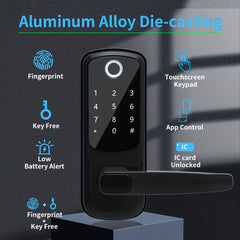 Smart Door Lock with Fingerprint & Keypad by Snagg A Smart Door Lock