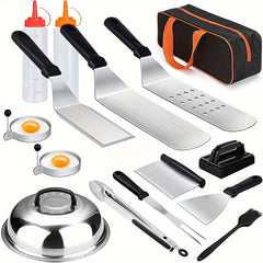 15pcs Outdoor BBQ Griddle Accessories Kit by Snagg A BBQ Tool Set