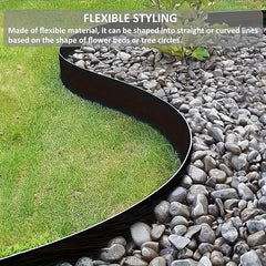 33ft Flexible Garden Edging Border 4" Tall by Snagg A Border Fence