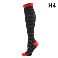 Unisex Compression Socks 20–30 mmHg Graduated Support for Nurses, Runners & Travel