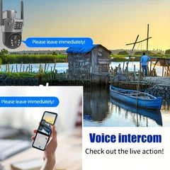 4MP Solar Powered Security Camera – 2.4K Resolution with Pan-Tilt by Snagg An Outdoor Camera