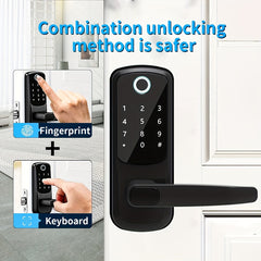 Smart Door Lock with Fingerprint & Keypad by Snagg A Smart Door Lock