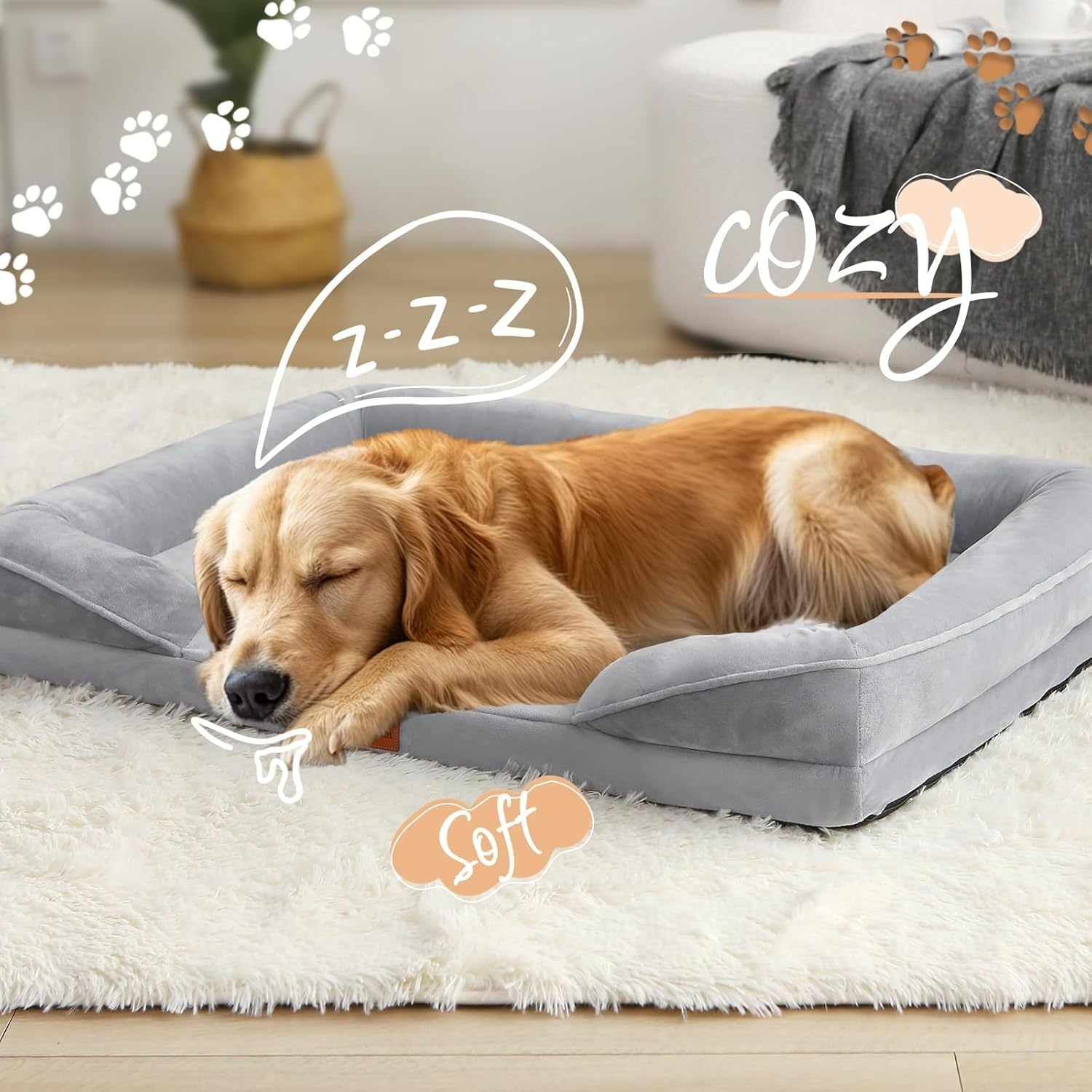 Orthopedic Foam Dog Bed by Snagg A Pet Bed