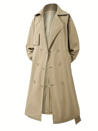 Men’s Classic Trench Coat – Casual Loose Fit by Snagg A Coat