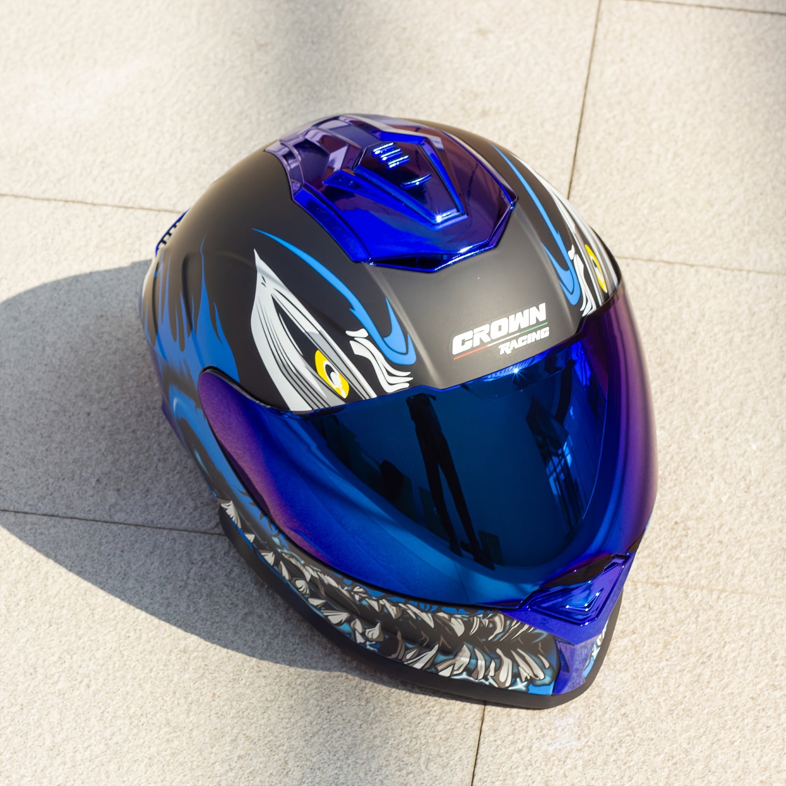 Full Face Motorcycle Helmet by Snagg A Motorcycle Helmet