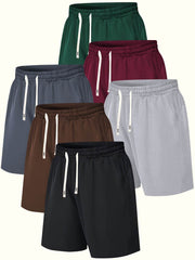 6pcs Men’s Summer Casual Jean-Style Shorts - SnaggIt