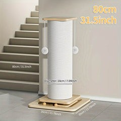 Cat Scratching Post With Sisal Rope with Hanging Play Ball - SnaggIt