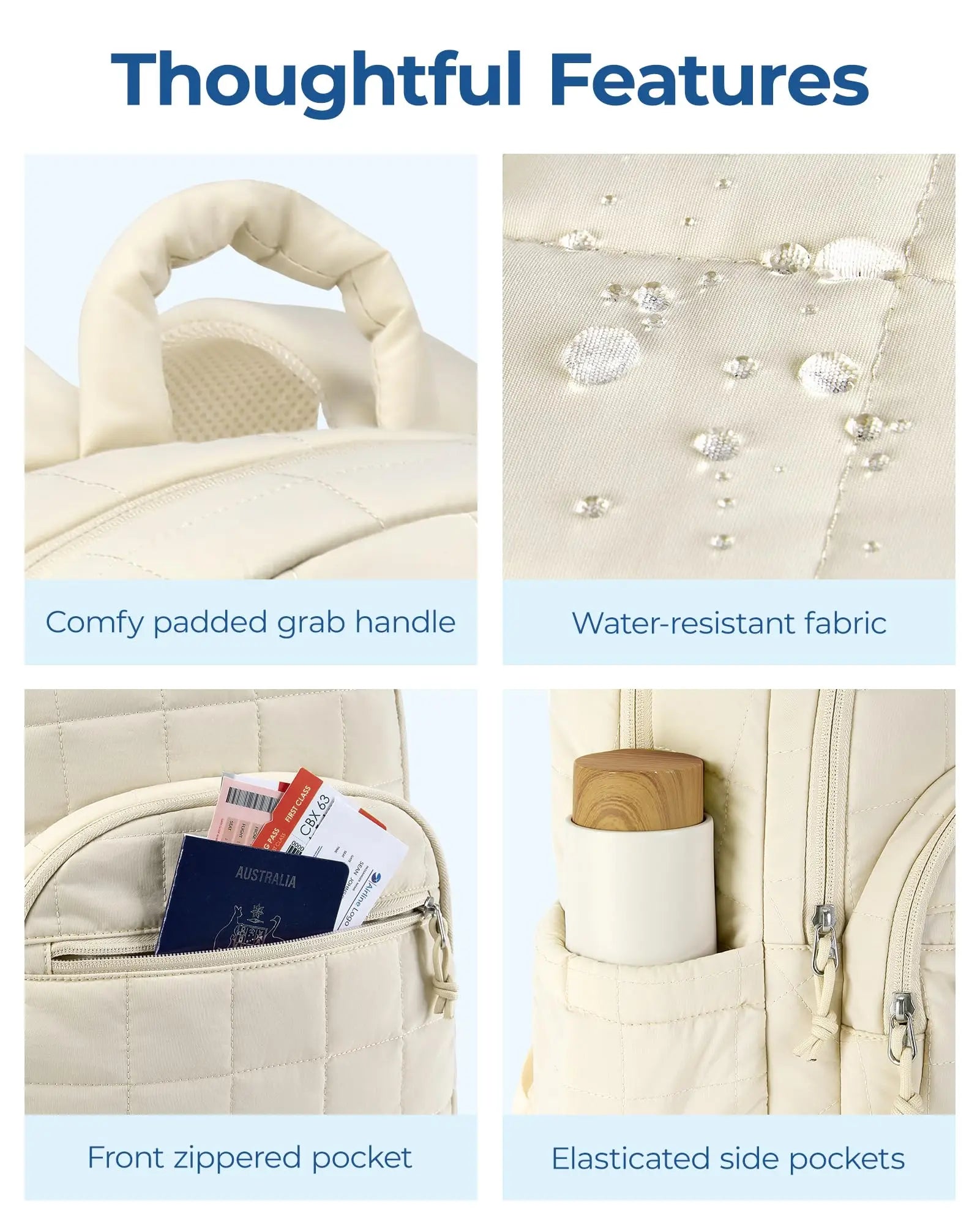 Women’s Waterproof Laptop & College Backpack by Snagg A Backpack