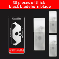 Heavy-Duty Utility Knife Blades (10/30/50 Pack) by Snagg A Blade