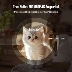 Smart Projector L018 – Native 1080P with 4K Support by Snagg A Projector