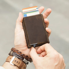 Genuine Leather Magic Wallet by Snagg It Wallet