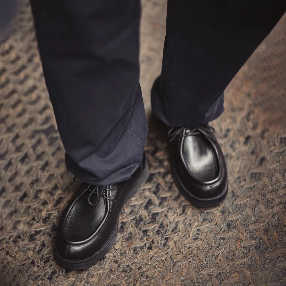 Men’s Vintage Black Derby Shoes by Snagg A Shoes