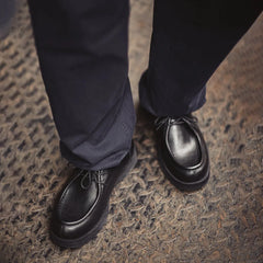 Men’s Vintage Black Derby Shoes by Snagg A Shoes