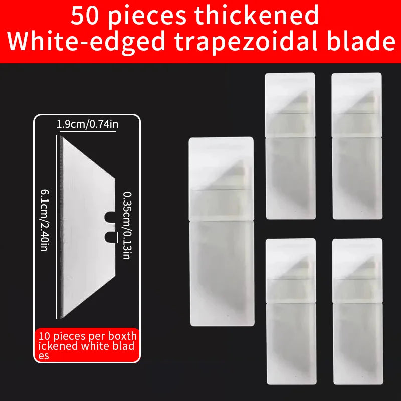 Heavy-Duty Utility Knife Blades (10/30/50 Pack) by Snagg A Blade