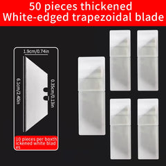 Heavy-Duty Utility Knife Blades (10/30/50 Pack) by Snagg A Blade