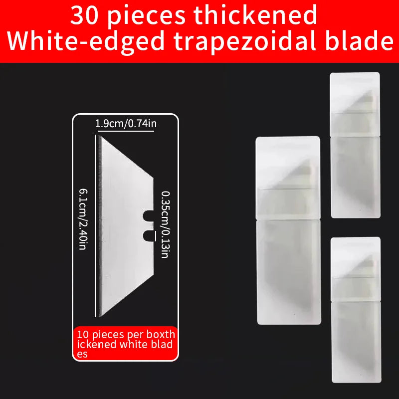 Heavy-Duty Utility Knife Blades (10/30/50 Pack) by Snagg A Blade