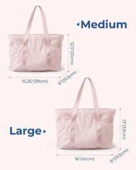 Women's Multi-Purpose Tote Bag – Laptop, Gym, Yoga Mat & Travel Tote with Yoga Mat Buckle for College & Work