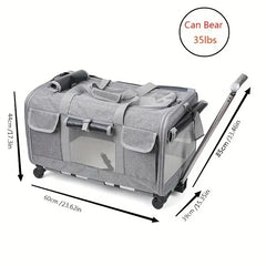 Extra Large Portable Pet Trolley Case by Snagg A Pet Trolley