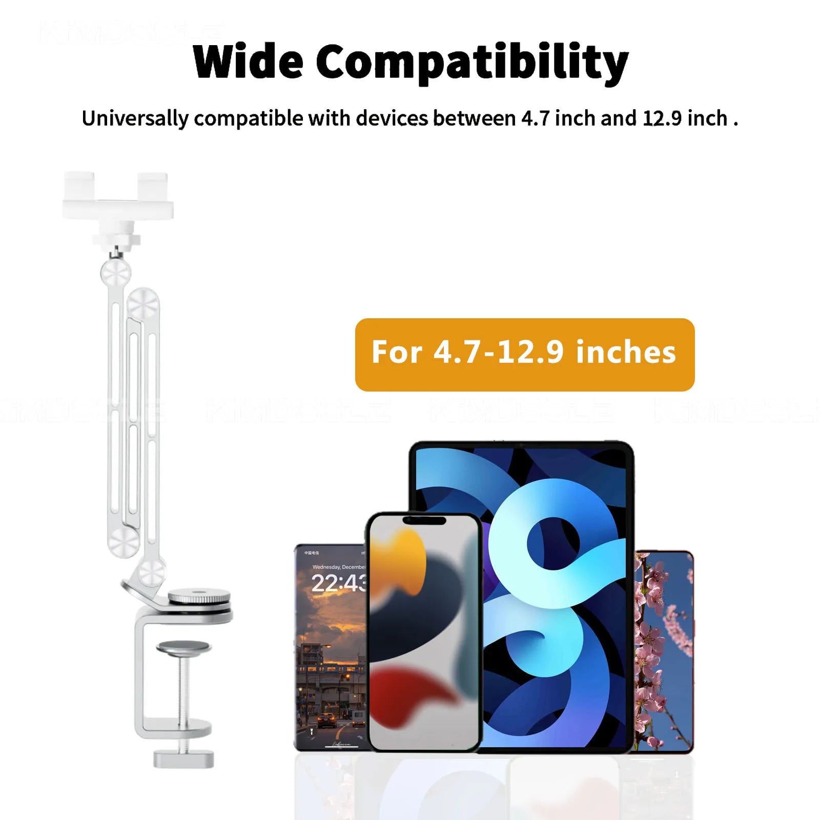 Rotating Tablet Clip Holder For Tablets by Snagg A Tablet Holder