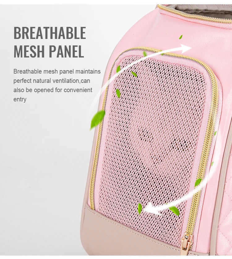 Pet Carrier Handbag with Breathable Mesh by Snagg A Pet Handbag