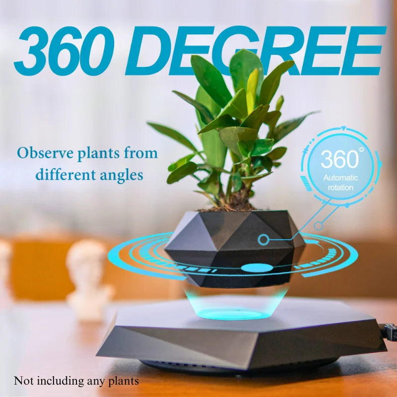 Magnetic Levitating Plant Pot by Snagg A Plant