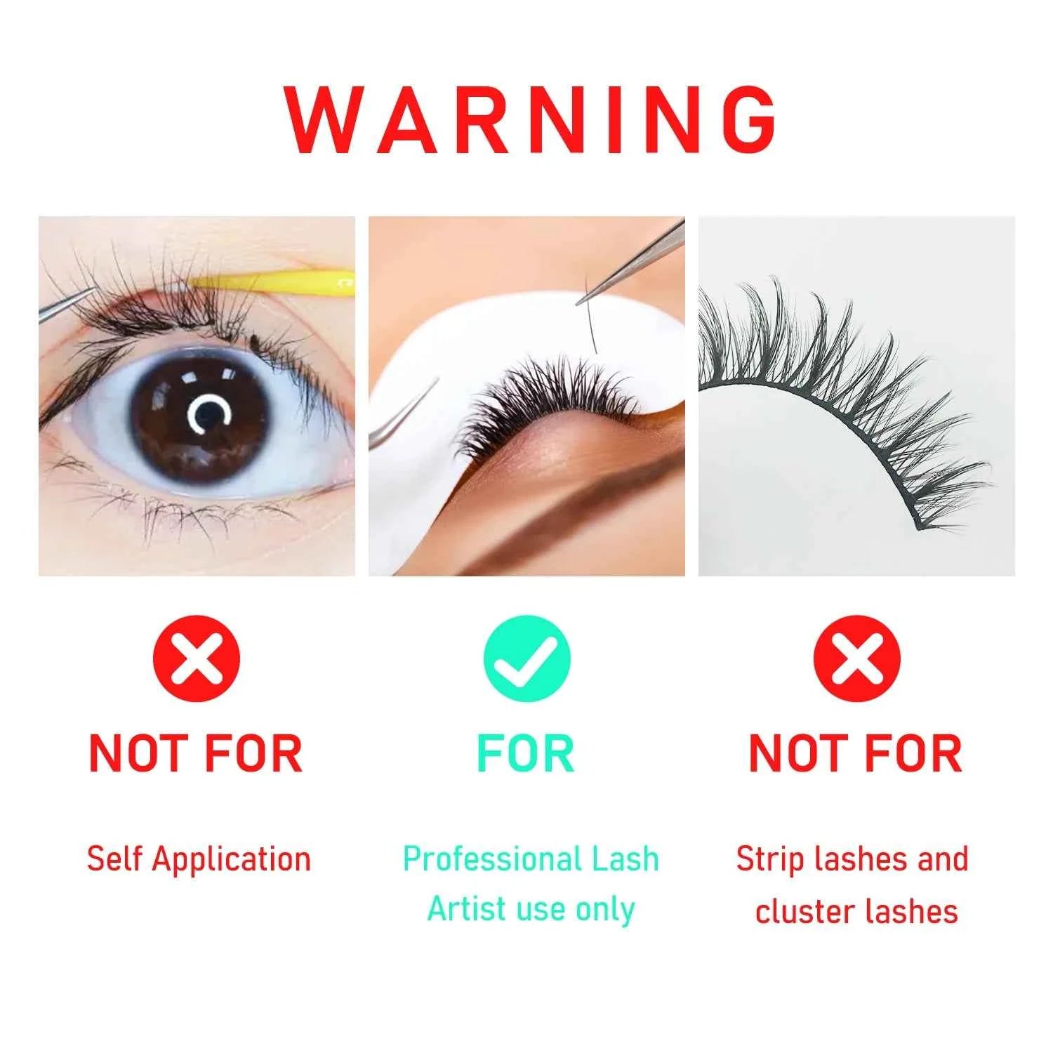Professional 0.5-Second Fast-Drying Lash Adhesive – 7 Week Extreme Retention Formula