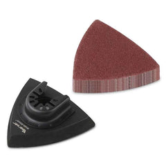 Oscillating Multitool Sand Pad Kit 19pcs 80mm | Hook & Loop Sandpaper Sheets for Burr Grinding Rust Removal