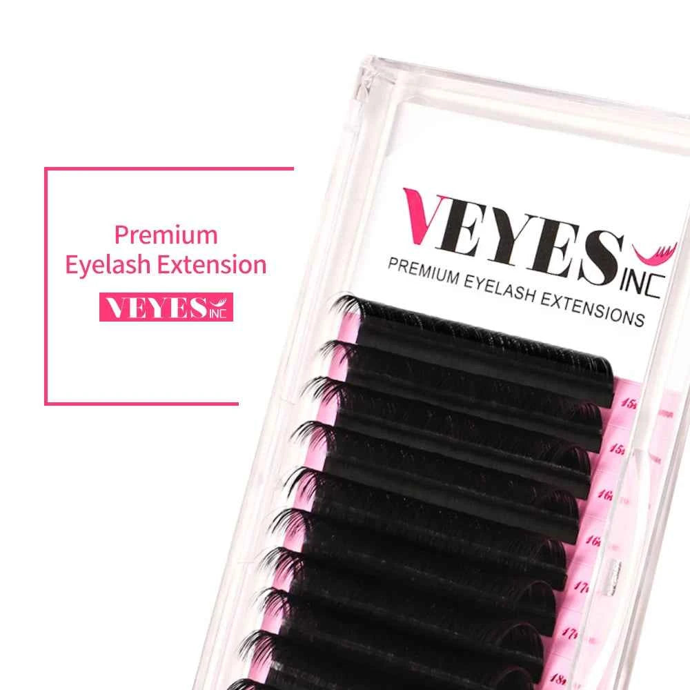 Professional Individual Eyelash Extensions – Classic Soft Matte Black Series