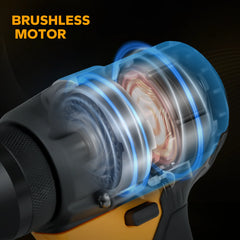 Brushless Electric Rivet Gun 2.4mm-4.8mm Automatic Riveter With LED Light for Dewalt 20V Battery