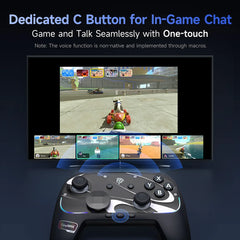 S10 RGB Wireless Gaming Controller - TMR Joysticks & HD Linear Vibration