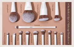 14 Piece Professional Makeup Brush Set + Beauty Tools Kit