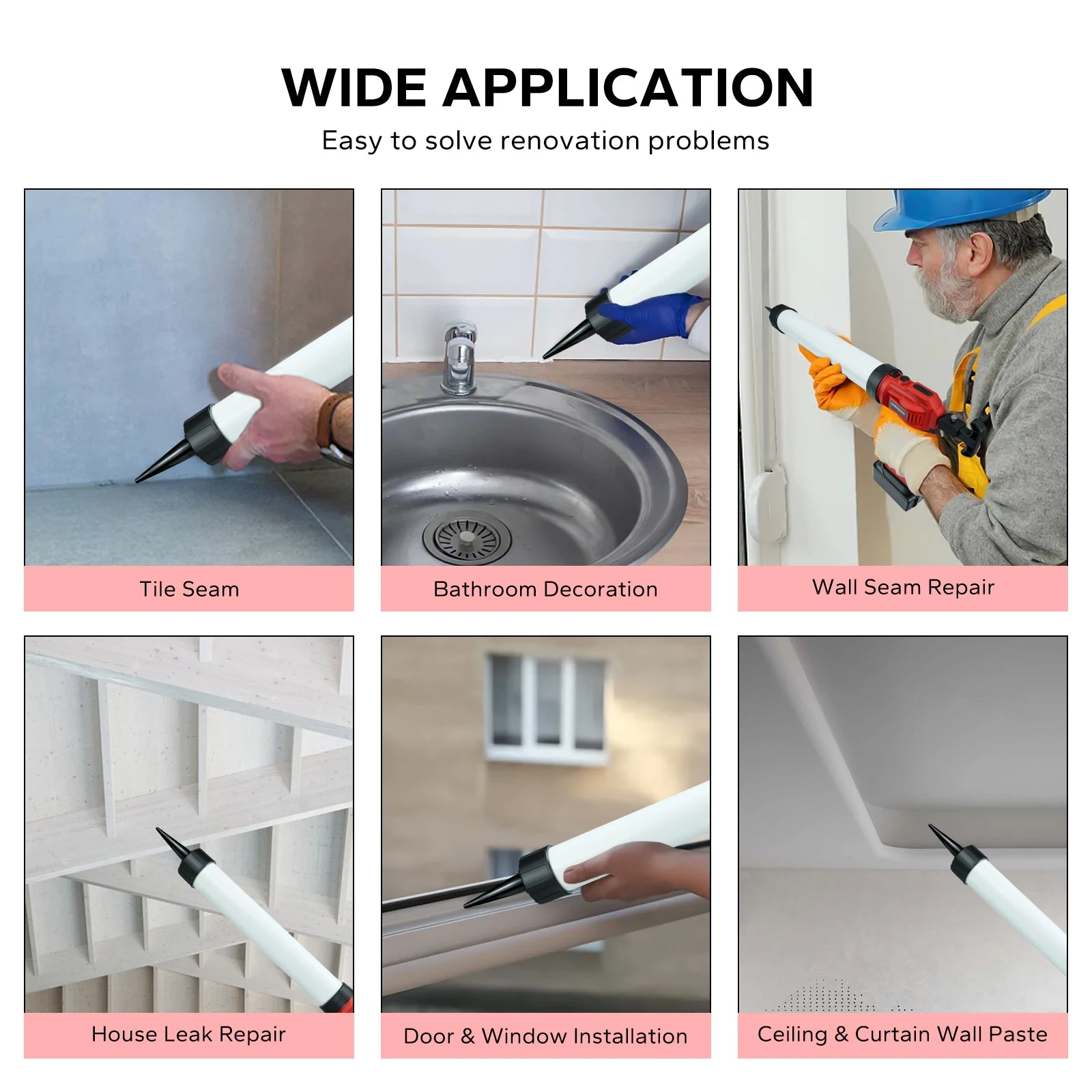 Cordless Caulking Gun 20oz / 600ml by Snagg A Caulking Gun