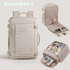 Expandable Travel Backpack by Snagg A Backpack