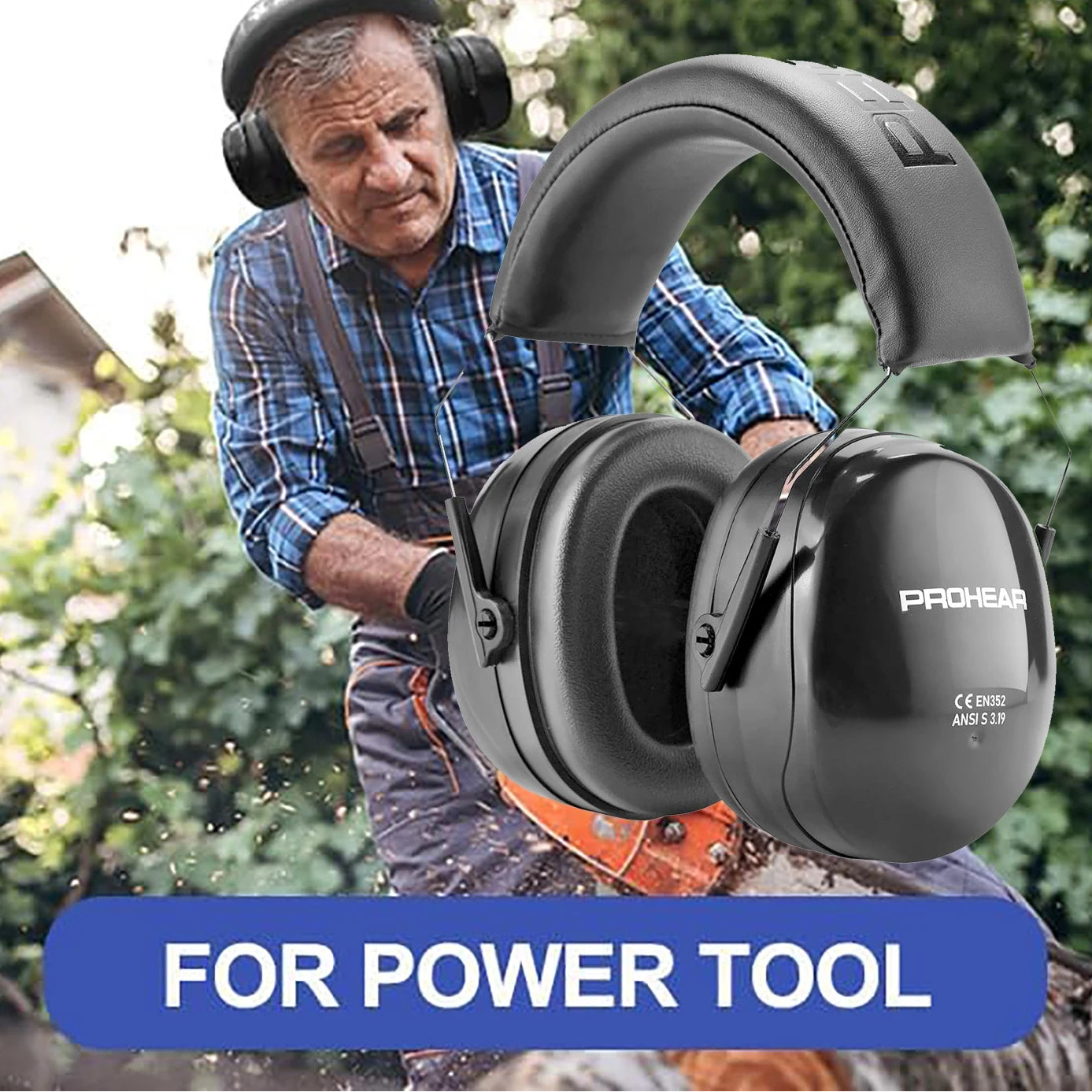 Ear Defender Noise Reduction Headset by Snagg An Earmuff