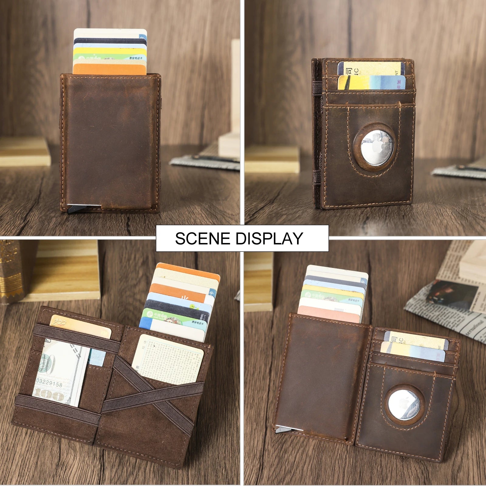 Genuine Leather Magic Wallet by Snagg It Wallet
