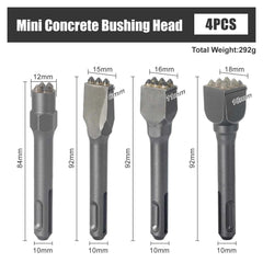 Mini SDS PLUS Concrete Bushing Head | Precision Scabbling & Surface Prep Tool